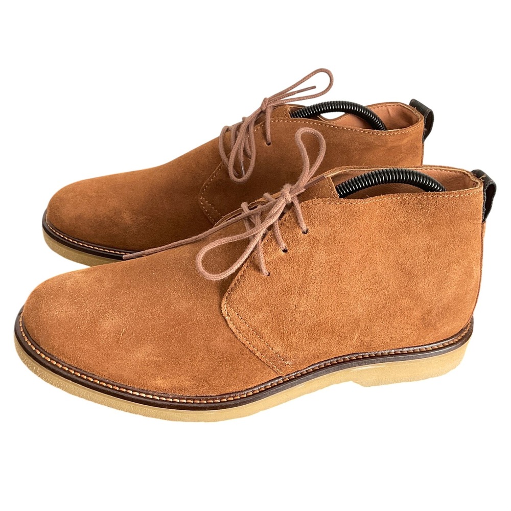 Shoe The Bear Mens Tan Suede Desert Chukka Boots Crepe Sole EU 42 US 9 PSW55